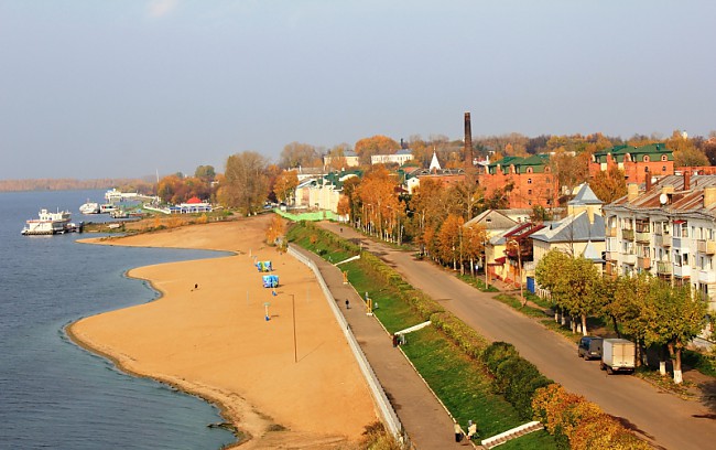 Костромской пляж, улица Нижняя Дебря