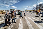 Пешеходный переход в центре Костромы